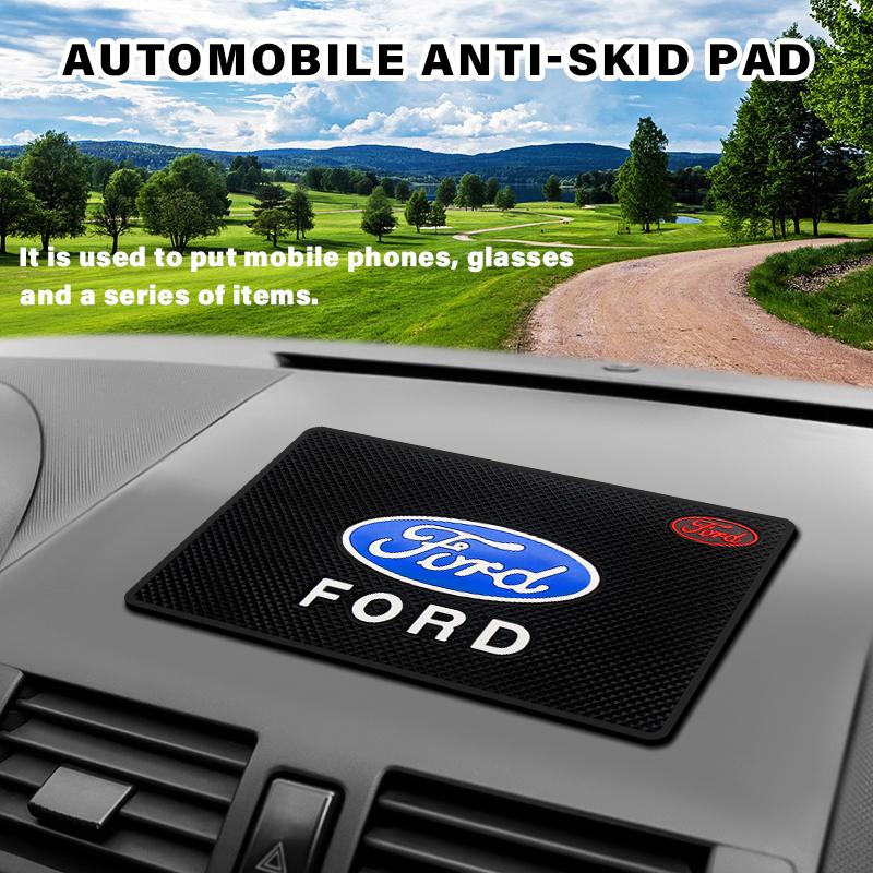 IARW2 Non-Slip Silicone Dashboard Phone Holder For Ford Explorer Bronco F150 Escape Anti-Shock Mat Maverick Car Interior Accessories