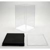 Octagon Figure Case, 15cm W X 15cm D X 20cm H, Clear Plastic