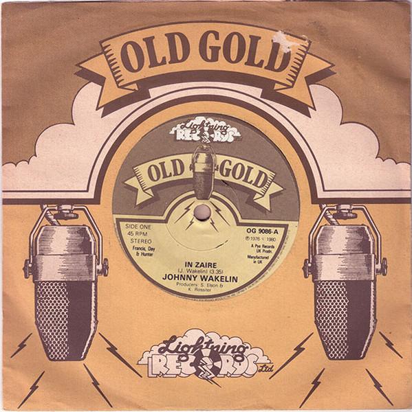 7-дюймовая пластинка JOHNNY WAKELIN In Zaire Black Superman Muhammad OG9086 Old Gold 1980 UK Dance Electronica Б/у
