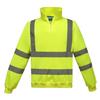 Yoko Unisex Adult Hi-Vis Quarter Zip Sweatshirt