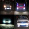 1X 17 см DRL дневной свет автомобиля COB противотуманные фары багажника дневные ходовые огни авто водонепроницаемый указатель поворота светодиодный светильник номерного знака