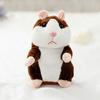 15cm Lovely Talking Hamster Speak Talk Sound Record Repeat Stuffed Plush Animal Kawaii Hamster Toys