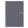 KOKUYO Note Soft Ring 80 Sheets B6 Dot Ruled Dark Gray-SV348BT-DM