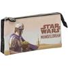 Trousse Triple - Safta - The Mandalorian - Noir - Confortable - Résistante