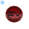 1Pcs Metal SV Car B-pillar Rear Trunk Emblem Badge Decorative Stickers For Range HSE DEF Rover Evoque Velar Discovery