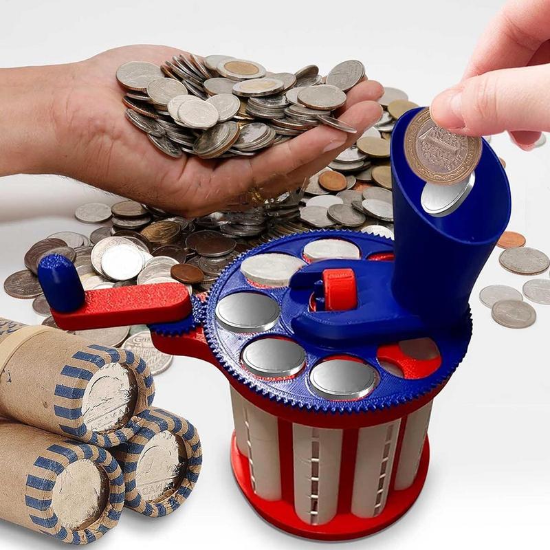 Сортировщик монет Ручной счетчик мелочи Легкие вычислительные принадлежности Многоразовый инструмент для сортировки для кассового аппарата, банковского кассира