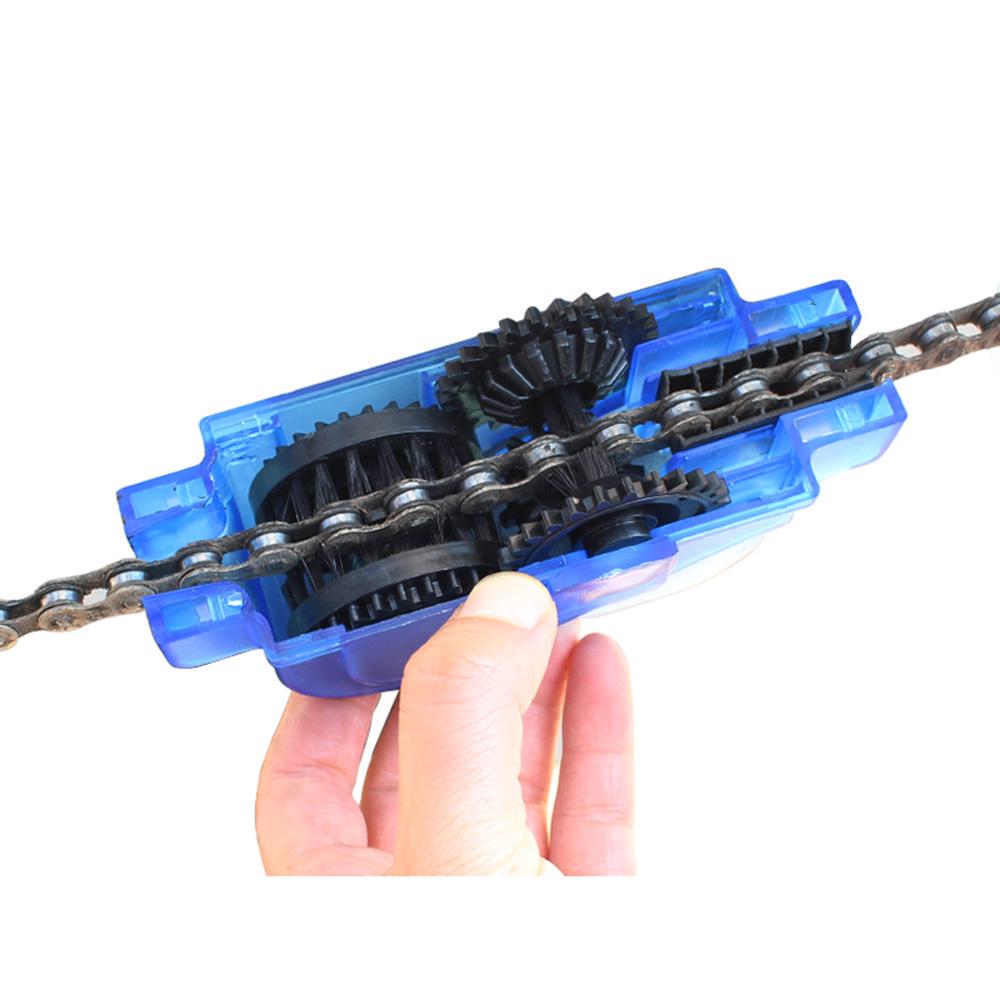 Thickened Bicycle Chain Cleaner Scrubber Brushes Mountain Bike Wash Tool Set Cycling Cleaning Kit Accessories