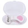 Women Travel   Shaving Kit 6 Layer Cutters Portable Travel Shaving Kit with Foldable Non Slip Handle 3 Refills