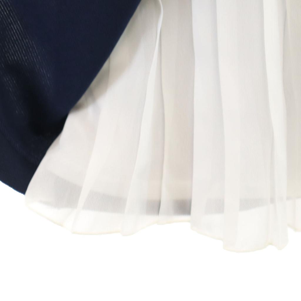 Persodea Blue Label Short Sleeve Layered Cut L Navy Women Used