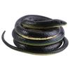Soft Rubber Toy Snake Black Simulation Snake Realistic Halloween Garden Prank 120cm Prop Fake Snake Scary Intimidating Prank Toy