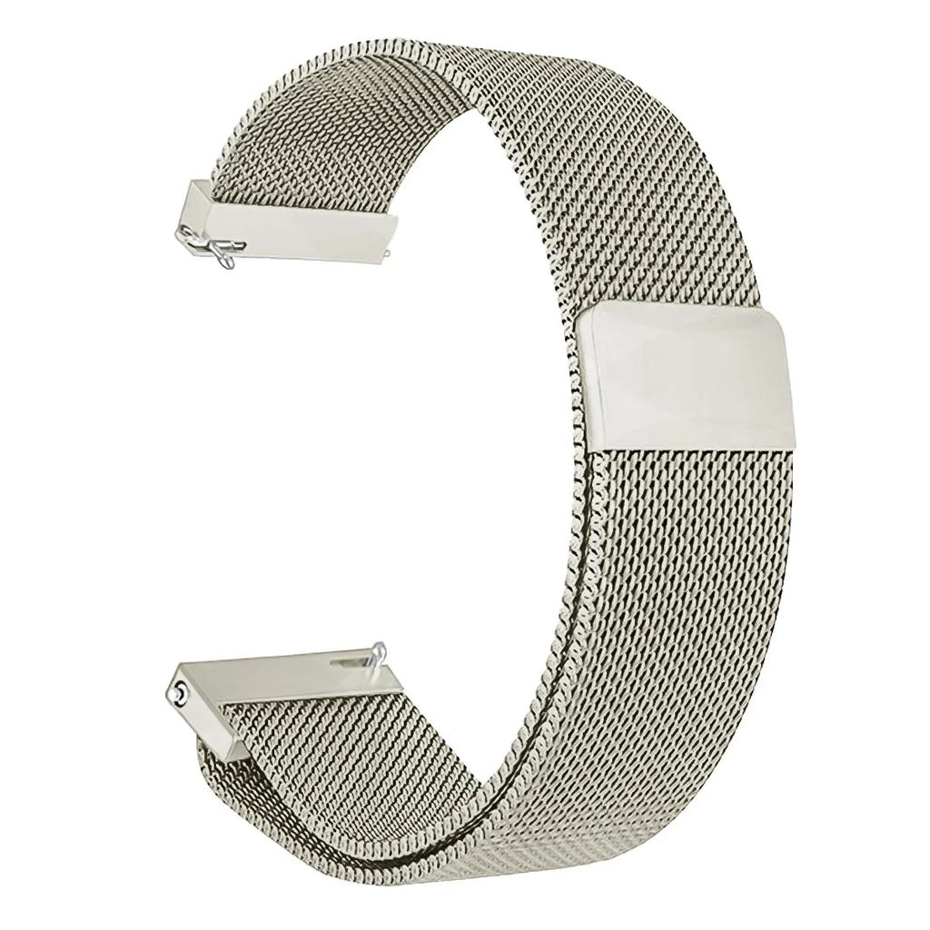 20mm/22mm  Magnetic Milanese Strap for Samsung Galaxy Watch 7 6 5 4 40 44mm Gear S3 Stainless Steel Band for Huawei GT5 Bracelet