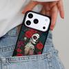 Catrina Beautiful Rose Girl Skull Phone Case for iPhone 16e 15 14 13 12 17 Pro Max Plus Air 17pro Cover Coque