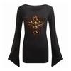 Женская/женская футболка Spiral Direct с длинными рукавами Dripping Gold