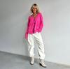 Street Do Old Washed Ragged Wool Knit Cardigan Jacket Women Vintage American Placket Pockets Knited Jempers Autumn And Winter Models