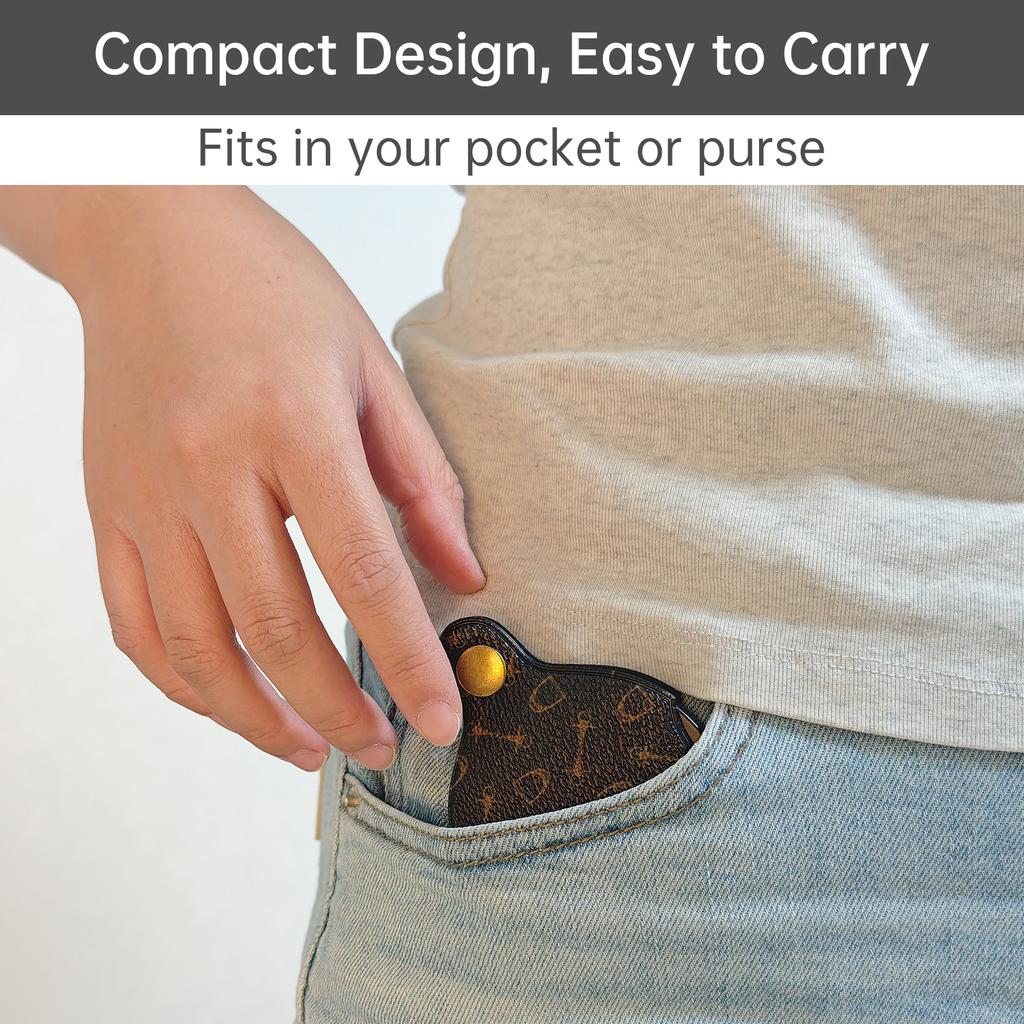 15X Складная карманная лупа из оптического стекла с футляром HD-линза для ремонта, чтения, хобби, профессиональная, портативная