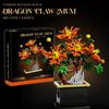 Plant Series Bonsai Flower Building Blocks Set, Artificial Flower Home Decor Model Assembly Toy, Girl'S Birthday Toy Gift