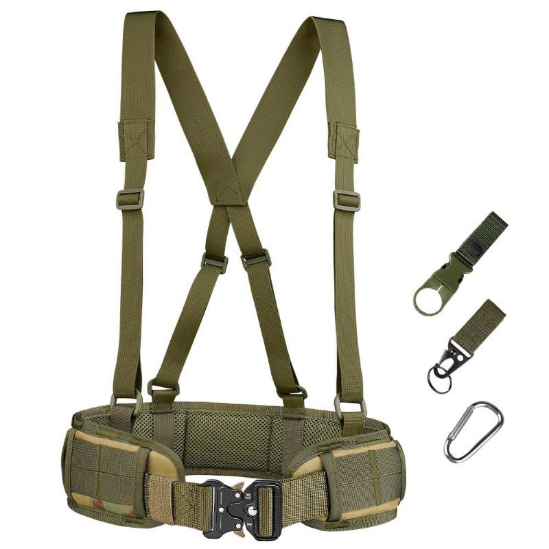 Outdoor Waist Belt Multi-Functional Quick Release Waist Seal Buckle Nylon Waistband