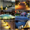 12 Pack Outdoor Waterproof Solar Lights, LED Underground Lights for Yard, Patio, Garden, Lawn, Balcony, Outdoor Pathway