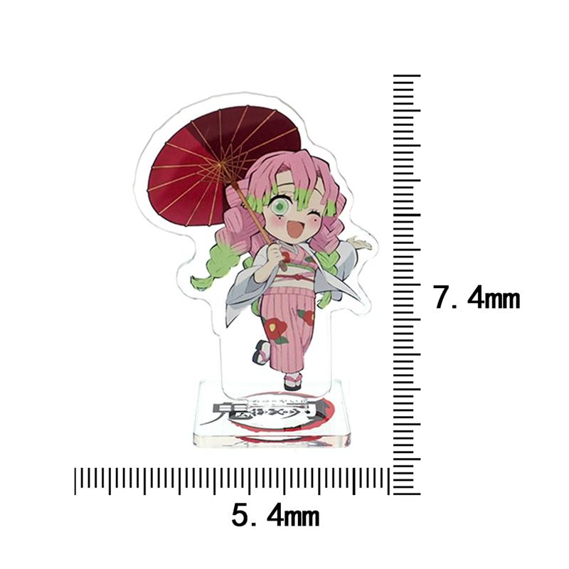 Аниме Demon Slayer мультипликационный персонаж прозрачная акриловая подставка кукла модель игрушки настольное украшение подарок