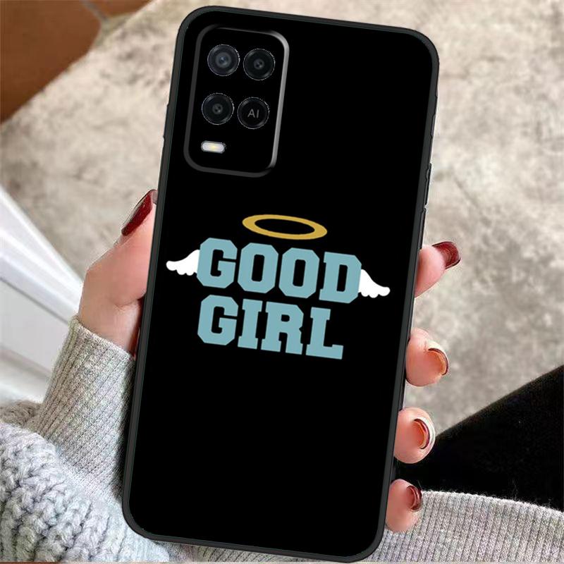 Чехол 'Хорошая Плохая Девочка Лучший Друг' для Oppo A60 A80 A40 A5 Pro A15 A16 A17 A57 A77 A94 A74 A54 A76 A96 A18 A38 A58 A78 A98