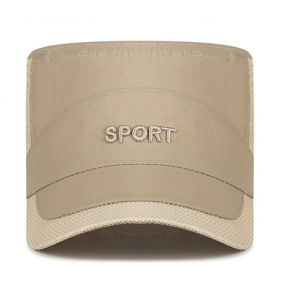 Adjustable Flat Top Cap Sun Protection Quick Drying Cap Retro Mesh Sun Hat  Sports Activities
