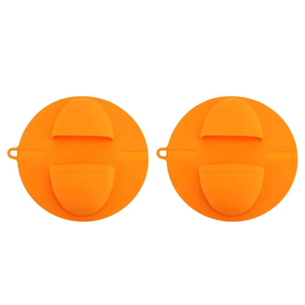 2PACK Silicone BBQ Grill Mitts Heat Resistant Oven Mitts Heat Resistant Gloves  Smoking