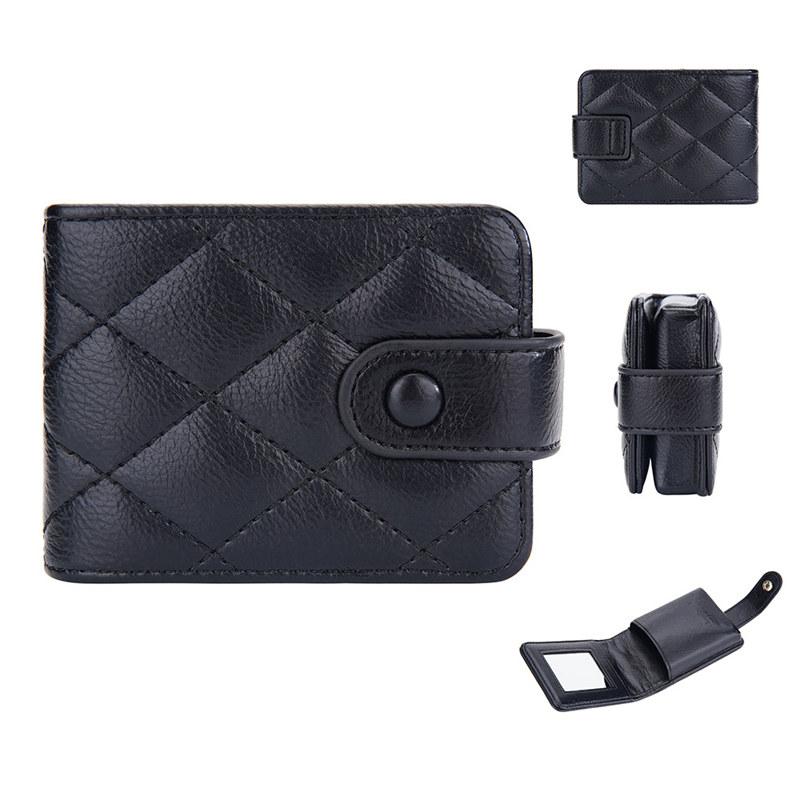 Baellerry Женский модный кошелек для монет, классический дизайн, мини-кошелек с зеркалом для макияжа GZW