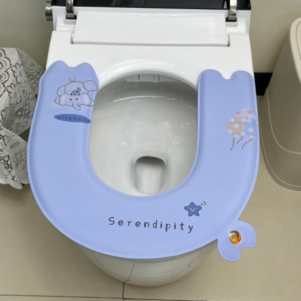 Cartoon Scented Toilet Seat Cover Waterproof Toilet Seat Pad Creative Toilet Seat Mat All Seasons
