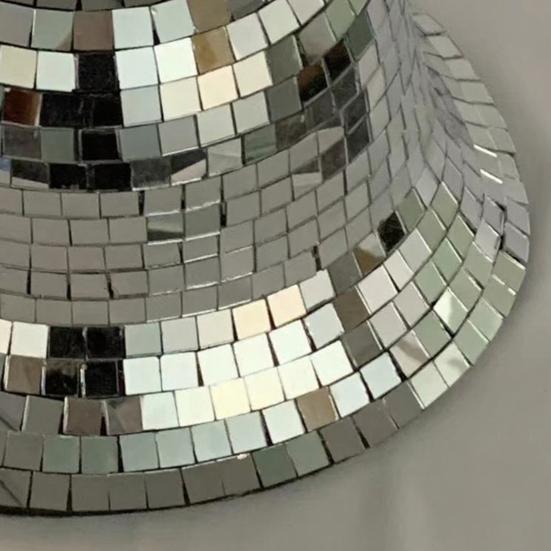 Yousheng Блестящая Светоотражающая Зеркальная Панама в Стиле Диско Шляпа Рыбака Фестивали Дни Рождения Вечеринка в Ночном Клубе Кепка Модный Аксессуар