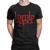 Футболка Lamb Of God для мужчин из чистого хлопка, забавные футболки с круглым вырезом, топы с коротким рукавом, новое поступление