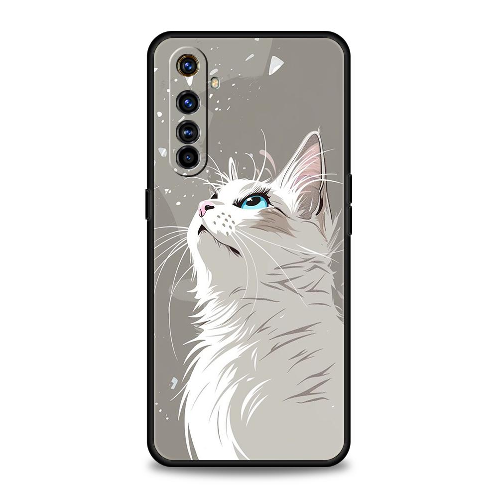 Чехол для телефона «Повседневная жизнь милых кошек» Для Realme 13 12 11 10 9 8 5G 7 C25 C35 GT5 GT3 GT2 Pro Plus Для Realme GT Neo 2 3 3T 5 Чехол