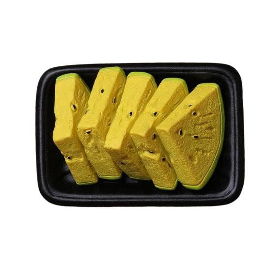 3D Simulated Fruit Fridge Magnet DIY Locker Kitchen Fridge Simulated Strawberry Watermelon Blueberry Boxed Food Magnetic Decoration Ornament