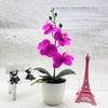 Phalaenopsis Faux Flower Arrangement With Injection Molded Craft For House Decoration And Gift