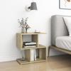 VidaXL Bedside Table Sonoma Oak 50x30x51.5 Cm Chipboard.