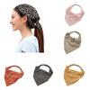 Floral Print Cloth Women Floral Turban Hair Accessories Triangle Hair Headband Elastic Headband