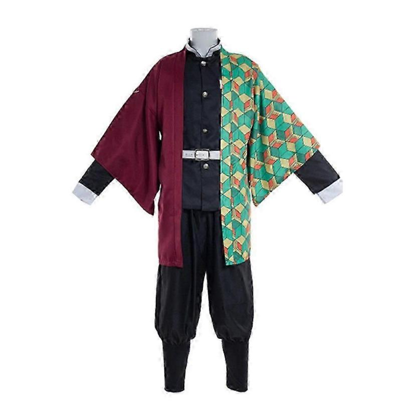 Demon Slayer Tomioka Giyuu Cosplay Outfit Halloween Party Costume Kimono Outfit Anime Role Play Suit