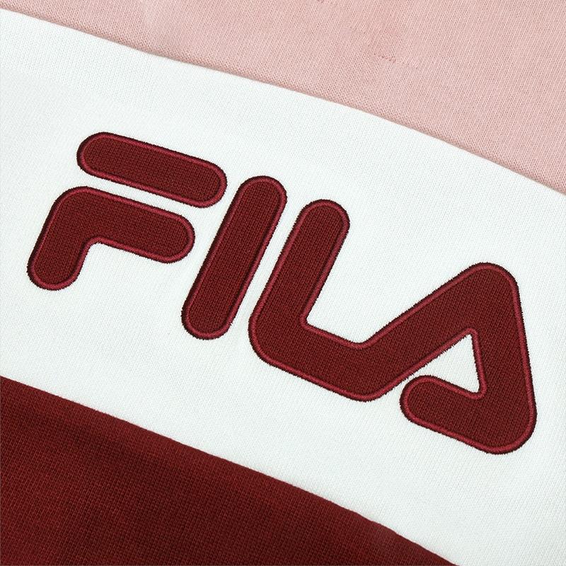 FILA ORIGINALE Sweatshirt Women's Enchanting Pink Wine Red F11W519204FWI