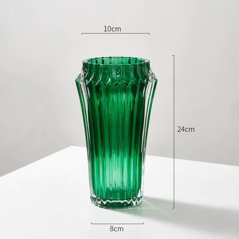 Ваза Стеклянная ваза Украшение дома Украшения Цветочная композиция Ваза для цветов