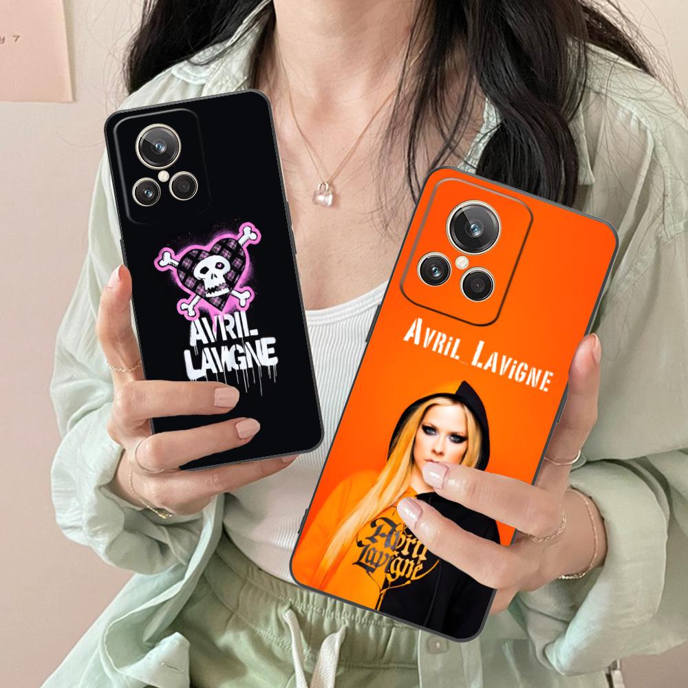 Матовый чехол из ТПУ Avril Lavigne для мобильного телефона Realme 15 14 13 12 11 10 9 Pro Plus T i Lite 5G, цветная печать