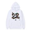 Street-style Anime Character Print Hoodie with Large Pocket Design, Loose Fit, Unisex, Trendy Casual Everyday Top
