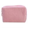 Women's Corduroy Cosmetic Pouch Portable Maleup Handbags Travel Toiletry Storage Bag