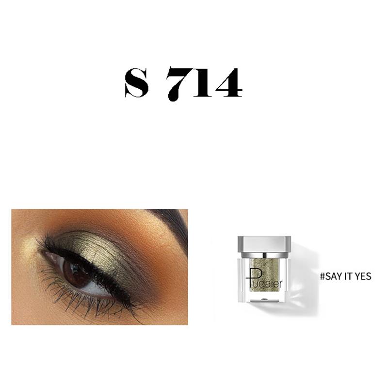 Pudaier Chameleon Diamond Flash Monochrome Eyeshadow Mermaid Ji Polarized Sequins Mashed Potatoes Brighten