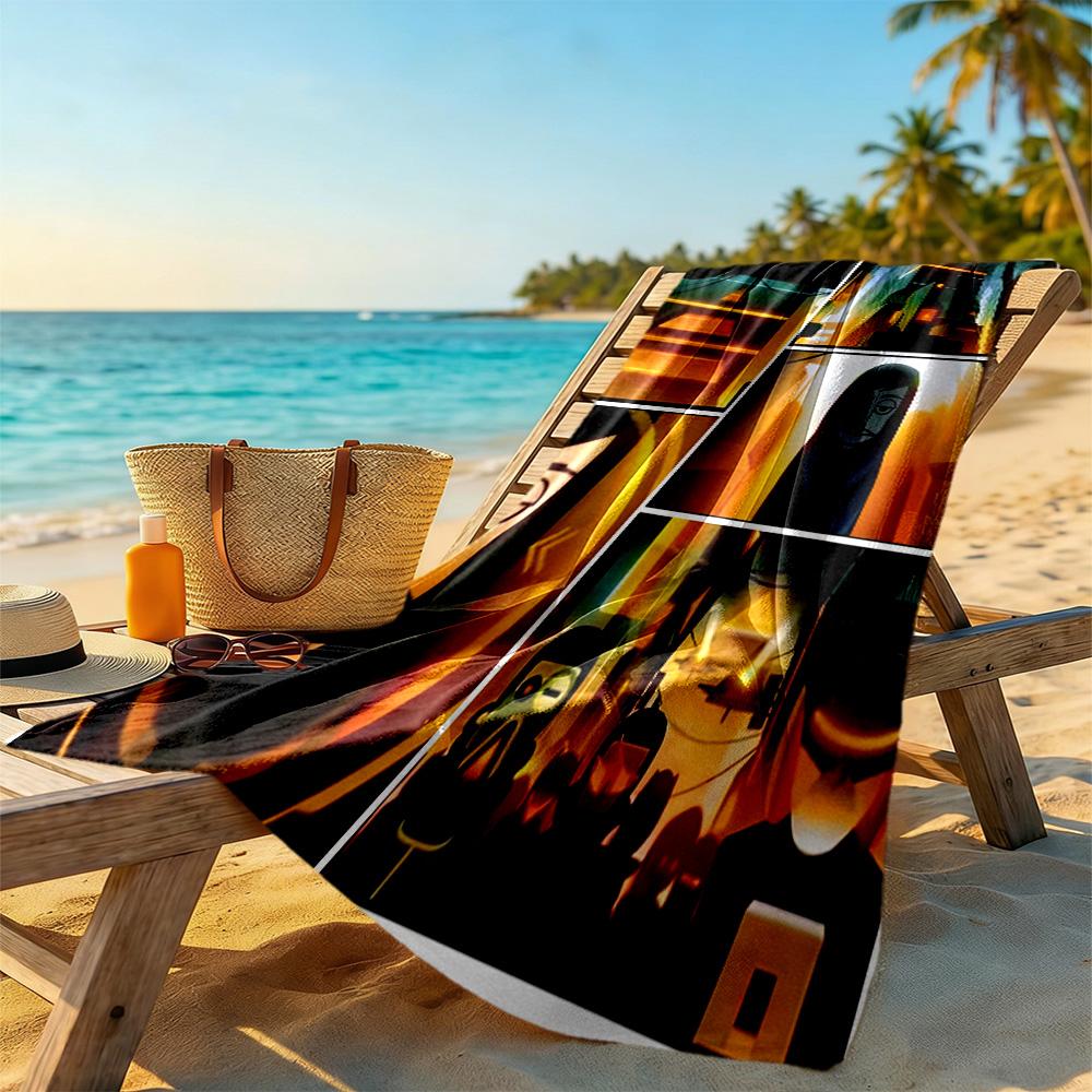 Incredibox Beach Towel Super Soft & Absorbent Comfortable Lightweight