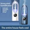 Timer Function Electric Fan 6 Speed Control Leafless Desk Fan New Cooling Humidifier Fan