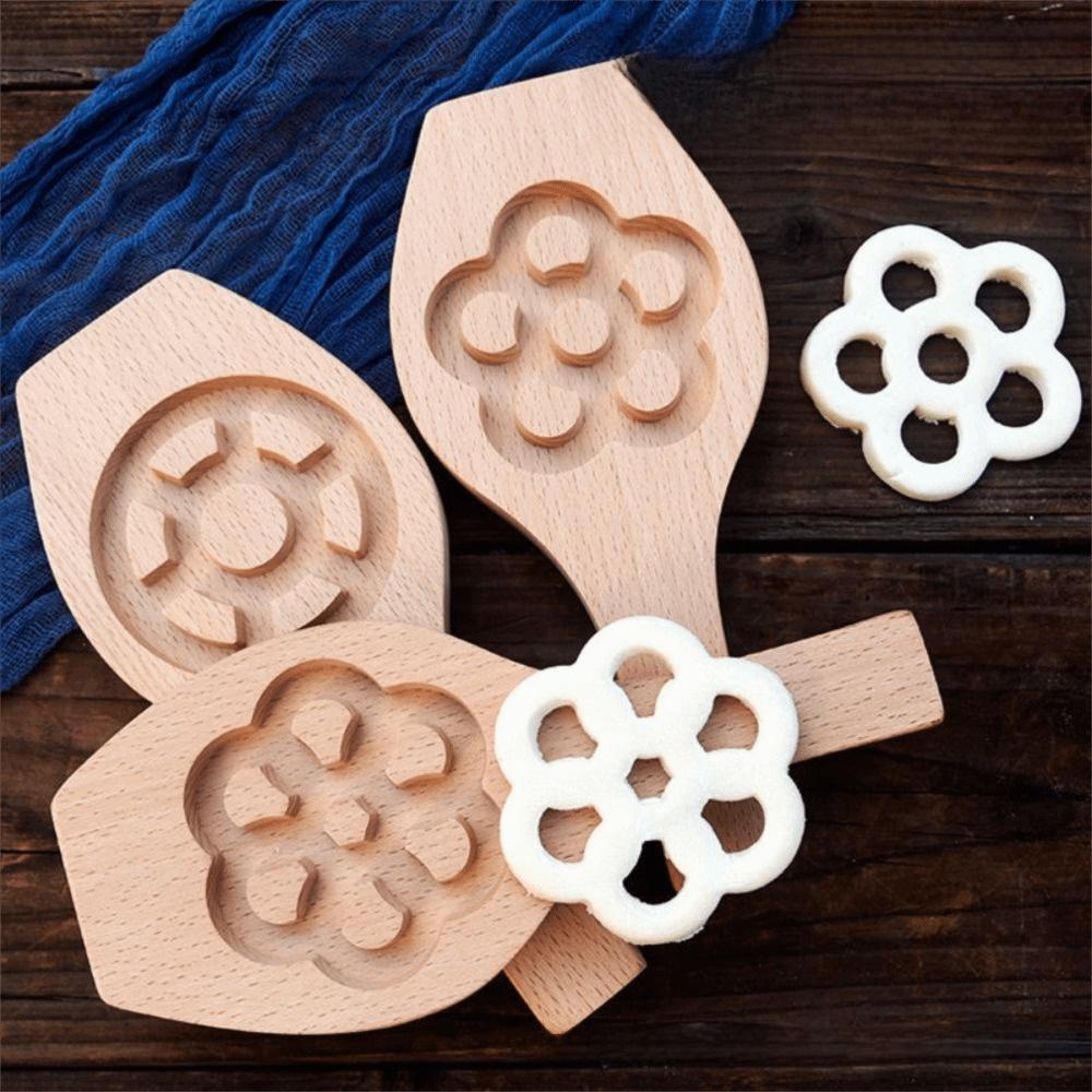 Flower Shape Sugar Ring Mold Non-stick DIY Snack Mold Practical Pastry Making Tool Home