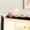 Creative Cartoon Party Park Cute Mini Car Widget Office Desktop Decoration Cute Little Pink Pig Cat Desktop Figurines Miniatures
