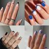 24Pcs/Box False Nails Detachable Fake Nails Full Cover Women Girls False Nail Tips False Nails