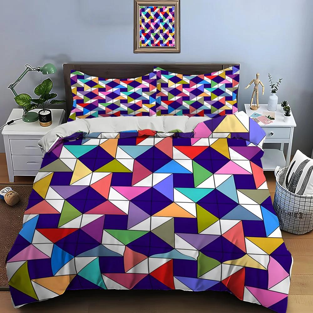 Comforter Geometric Designs Patterns Bedding Set 1 2 S Adult And Children Bedding Set Luxury Gifts