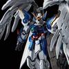 BANDAI RG Wing Gundam Zero EW & Drei Zwerg [Titanium Finish] 1/144 Blue