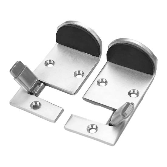 Дверной стопор из нержавеющей стали, настенный протектор, прочный металлический клей, не требующий сверления, ветрозащитный, противоударный, ковровая плитка, бетон, деревянный пол, складной